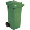 Cubo basura verde 80 lts