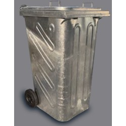 Cubo basura Galvanizado 240 lts